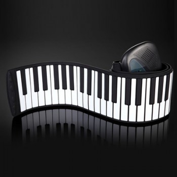 哆唻咪儿童益智玩具乐器手卷钢琴88键折叠电子琴便携电子钢琴供应