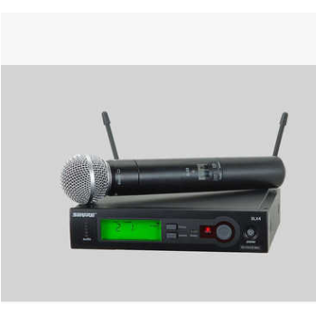 SHURE SLX24/SM58 U段手持无线话筒 无线话筒 专业演唱话筒