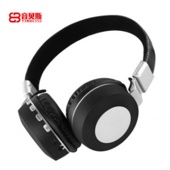 音贝斯亚马逊K3头戴式蓝牙耳机立体声运动无线折叠插卡收音机耳麦
