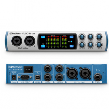 PreSonus Studio 68录音棚混音录音编曲USB音频接口K歌声卡