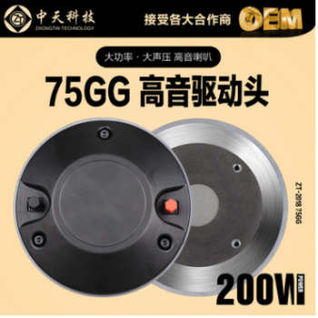 专业 大功率 高音头 高音喇叭厂家直供75G高音喇叭扬声器