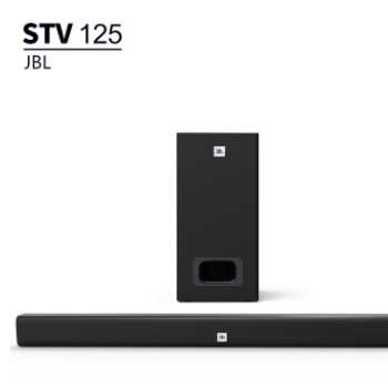 JBL stv125无线蓝牙音响低音炮 回音壁Soundbar条形音箱 家庭影院