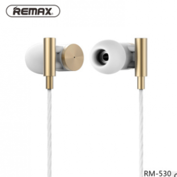 REMAX/睿量 RM-530线控耳机 金属式入耳式线控耳机