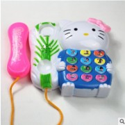 批发卡通小动物电话机 婴幼儿童宝宝早教机智能机亲子互动玩具