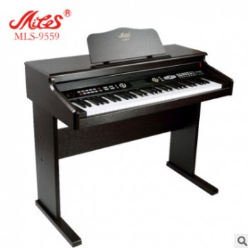 美乐斯9959电子琴61仿钢琴键液晶力度专业教学成人多功能电钢琴