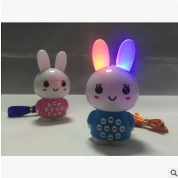 迷你小火兔软耳朵故事机 新款益智玩具早教机宝宝儿童淘宝玩具图3