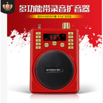 圣宝 109A教师扩音器 教学 导游 录音腰挂便携式扩音机收音机金正图2