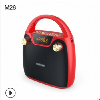 圣宝 M26户外蓝牙音箱 大音量广场舞无线小钢炮超重低音炮3d环绕图3
