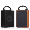D004A手机无线蓝牙插卡音箱户外手提式便携木质低音炮厂家直销