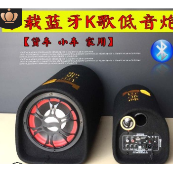 多尺寸12v24v220v车载低音炮内置蓝牙音箱汽车音响独特者厂家直销