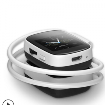 智能蓝牙耳机触控带屏计步超长播放插卡耳机后挂式蓝牙耳机私模