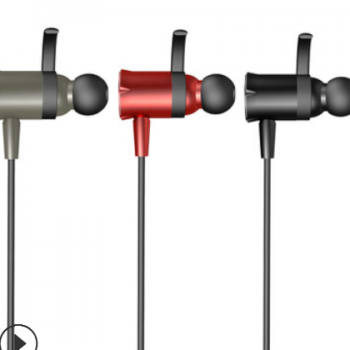 金属重低音立体声双耳式磁吸运动蓝牙耳机批发厂家直销定制LOGO