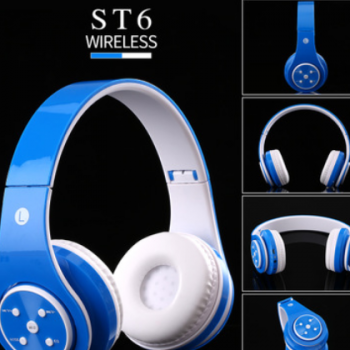 外贸热销ST6头戴式蓝牙大耳机直销 爆款新款多功能运动蓝牙耳机