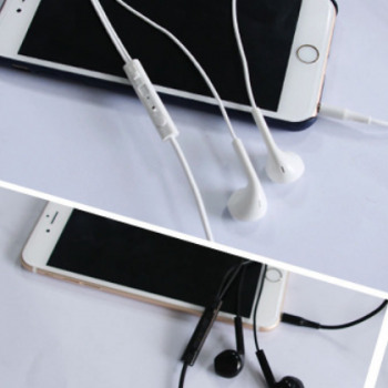 爆款耳机入耳式立体声线控带麦话筒电脑手机通用有线k歌耳机批发