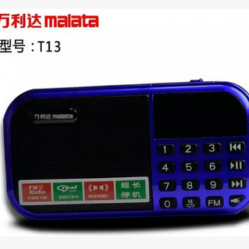 万利达T13A双电池双卡携带音箱老人收音机迷你超长待机小音响