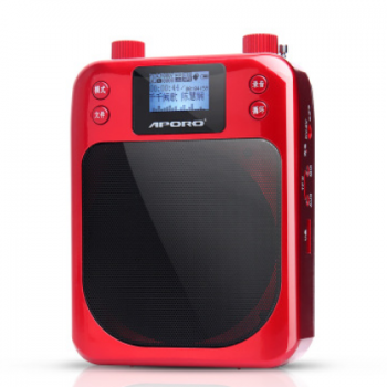 APORO阿波罗T100专业蓝牙FM无线扩音器大功率中文遥控插卡录音箱图2