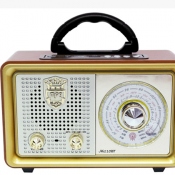 M-110BT复古木质收音机/蓝牙插卡音箱