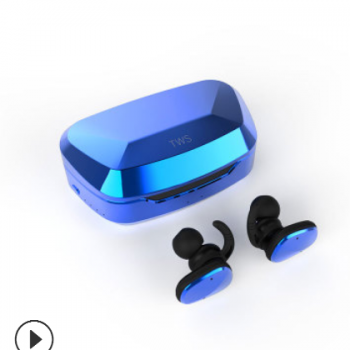 SHABA/沙巴新款tws真无线蓝牙耳机5.0迷你对耳商务挂耳式充电仓
