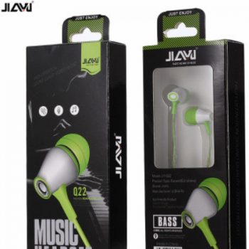 嘉域新款JY-Q22耳塞式带音量调节线控带麦k歌重低音通用手机耳机