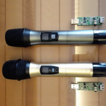 UHF无线麦克风模块 无线话筒模块 半成品PCBA订制 USB接收器