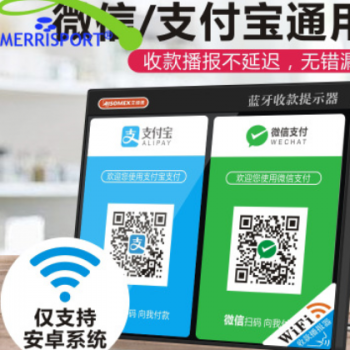微信收钱款提示音箱响wifi连接无线远程支付到账二维码语音播报器