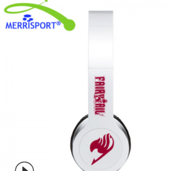 MERRISPORT/酷立 妖精的尾巴耳机 火影忍者进击巨人动漫耳机白色