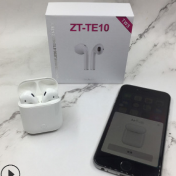 新款ZT-TE10入耳TWS蓝牙耳机5.0双耳触摸开盖弹窗运动耳机真立体图2