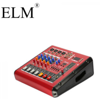 ELM 4路蓝牙带功放调音台 DSP效果调音台 48V幻象电源演出调音台图2