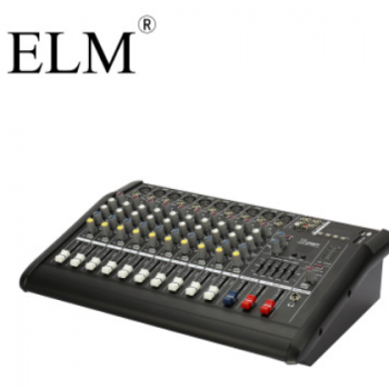 ELM 10路蓝牙带功放效果调音台 自带电压转换 外贸专供 国内慎拍图2