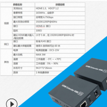 高清HDMI延长器网络线rj45转hdmi网络信号放大延长伸传输器60米图3