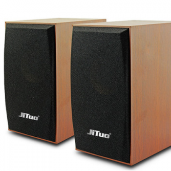 技拓JT2818全木质2.0多媒体有源音箱 笔记本电脑音箱低音炮小音响