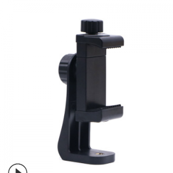 手机夹座横竖拍照手机夹子三脚架云台转接座自拍直播支架固定夹具