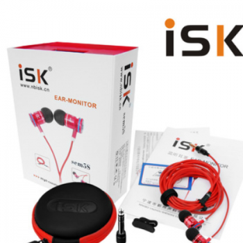 ISK SEM5S舒适型电脑监听耳机入耳式专业网络K歌监听耳塞长线3米