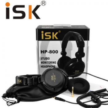 ISK HP-800 高级全封闭式监听耳机K歌喊麦 高级录音棚耳机 可代发