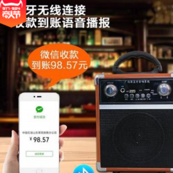 便携式户外蓝牙音箱广场舞音响叫卖宣传收款播放器图3