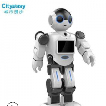 新款城市漫步小E一代智能对话机器人自动语音声控可编程陪伴管家