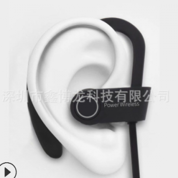 工厂直销 爆款S9A脖挂式迷你双立体声入耳式通用4.2蓝牙运动耳机
