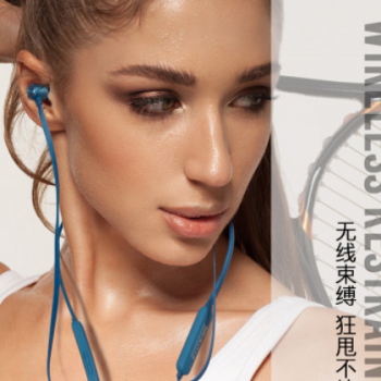 BS10运动蓝牙耳机颈挂式蓝牙耳机蓝牙4.2智能兼容降噪耳机耳挂