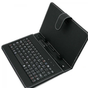 平板电脑通用键盘皮套 保护套 外壳 黑色 10寸平板键盘皮套