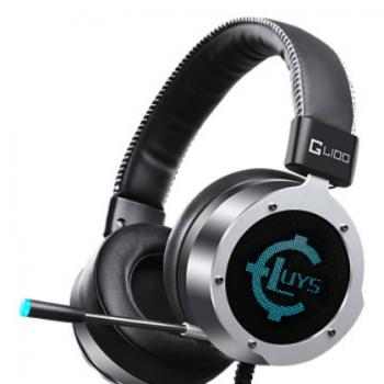 录音师GL100网吧网咖耳机头戴有线重低音内置7.1声卡游戏耳机批发图3