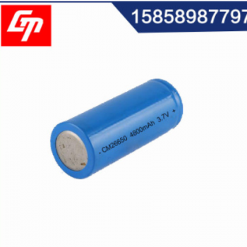 磷酸铁锂圆柱型电池 26650 4800mAh 3.7V 强光手电筒 远射超亮图1