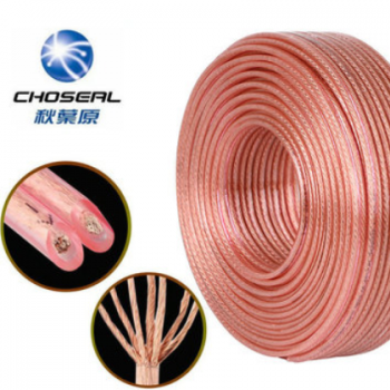Choseal/秋叶原 QS6250音响线喇叭线全铜300/200/100/50芯音箱