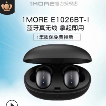 1MORE E1026BT-1时尚真无线耳机豆蓝牙5.0双耳立体声跨境畅销款