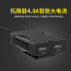 USB车载充电器 前后排座手机智能快充点烟器一拖二延长线车充9.6A