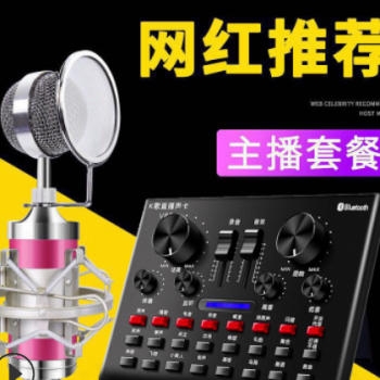 唱百年V8S声卡小奶瓶电容麦克风手机直播套装全民K歌主播喊麦设备图3