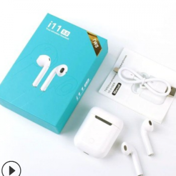 爆款蓝盒 i11-TWS蓝牙耳机 自动配对触摸款 5.0吸磁 i11蓝盒耳机