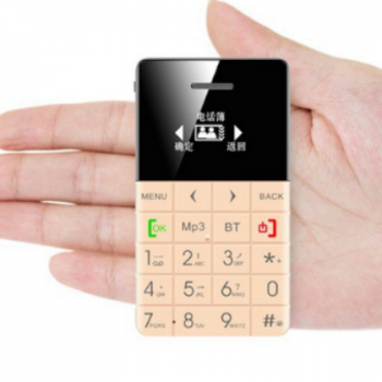 供应 Qmart Q5袖珍超薄定位卡片手机蓝牙拨号音乐时尚高品质备用手机