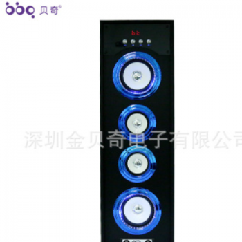 新款无线蓝牙木质家庭音箱 电镀喇叭大功率音响便携式插卡FM收音