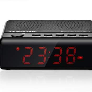 利视达MX019蓝牙音箱床头闹钟时钟FM收音机 插TF卡U盘播放器便携