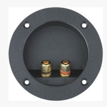 厂家直销 XH8016塑料圆形音响接线板 音箱双柱接线板出售 可定制